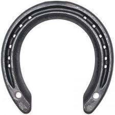 horseshoe with stud holes